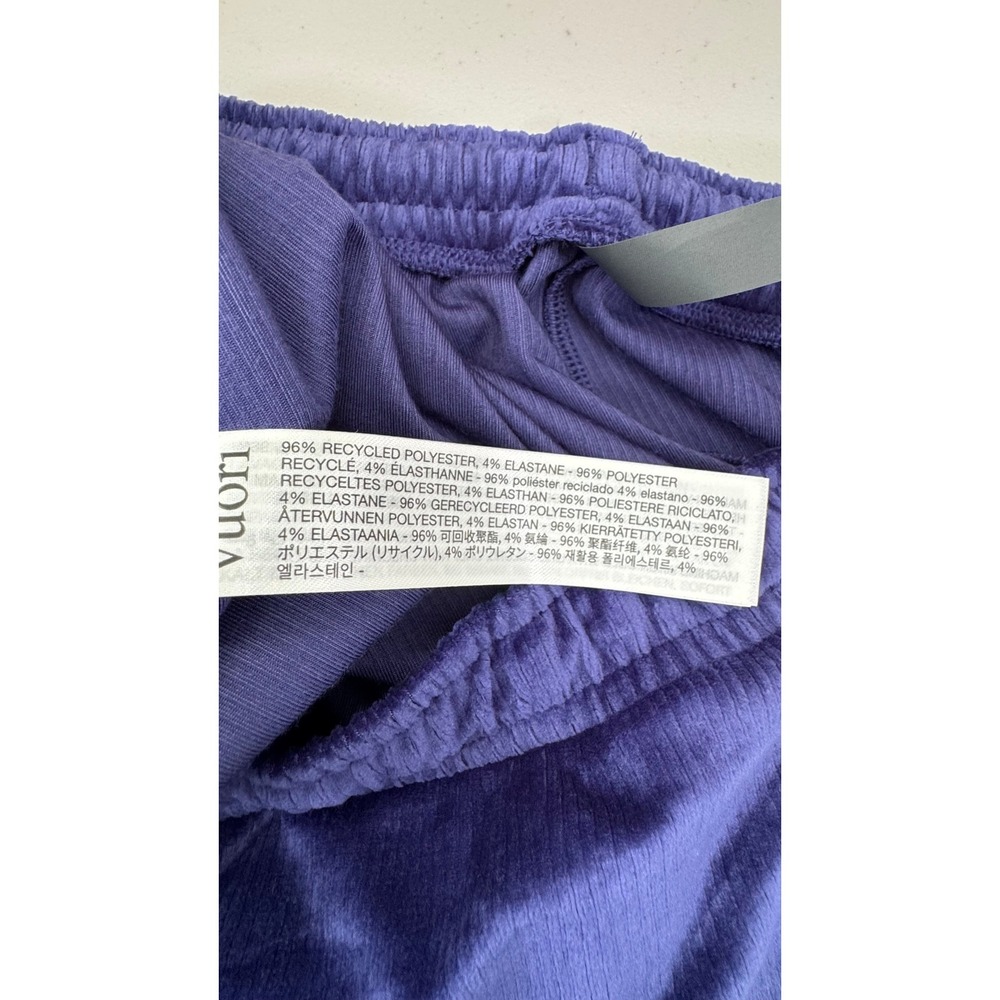 Vuori Pants Womens M Velour Straight Leg Ribbed Relaxed Haven Cozy Athleisure - Picture 6 of 8